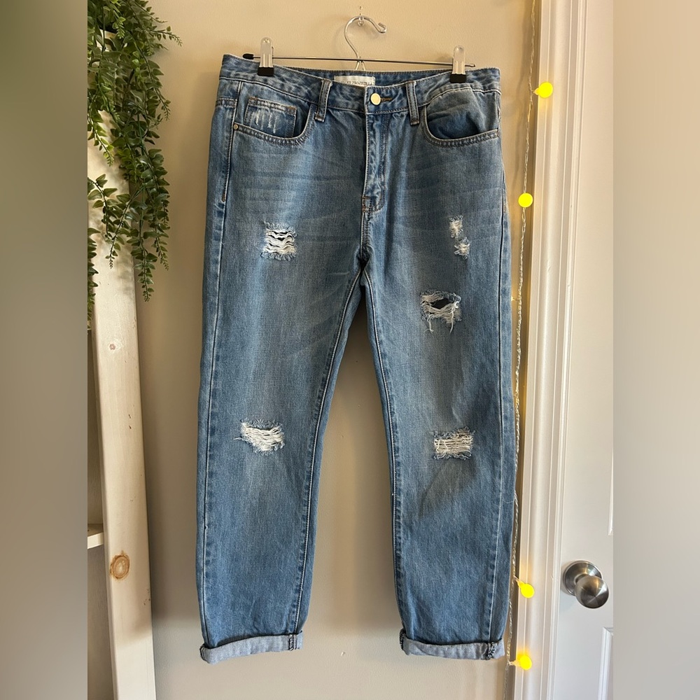 Peoples Project LA Distressed Blue Jeans